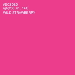 #EC3D8D - Wild Strawberry Color Image